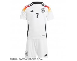 Nemecko Kai Havertz #7 Domáci Detský futbalový dres ME 2024 Krátky Rukáv (+ trenírky)